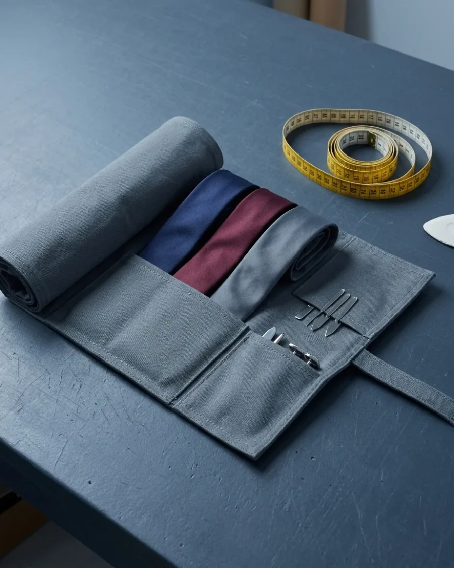 Tie & Accessory Roll, close up