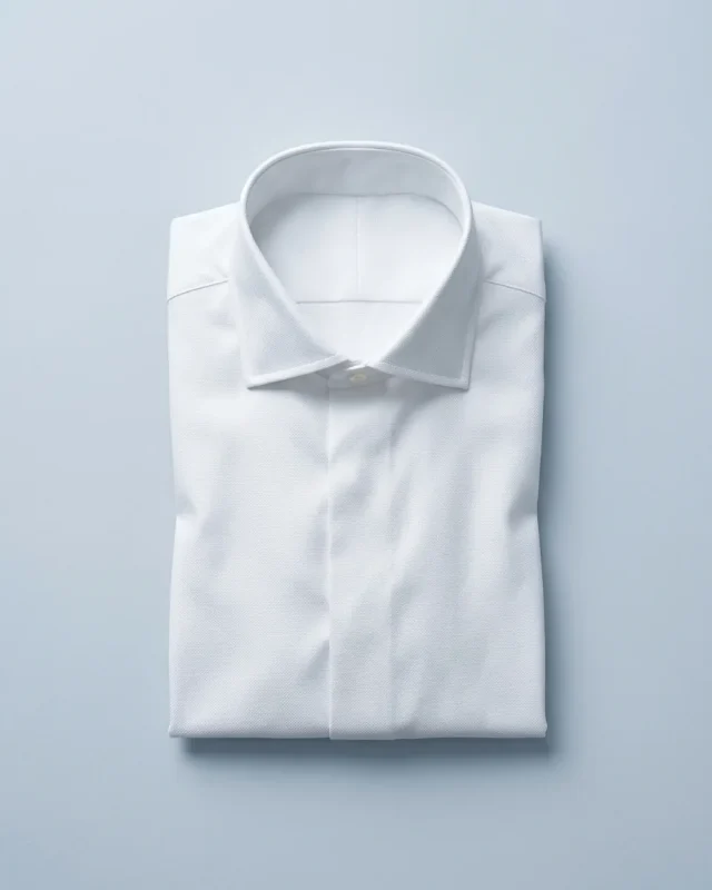 Royal Oxford Shirt, White, folded
