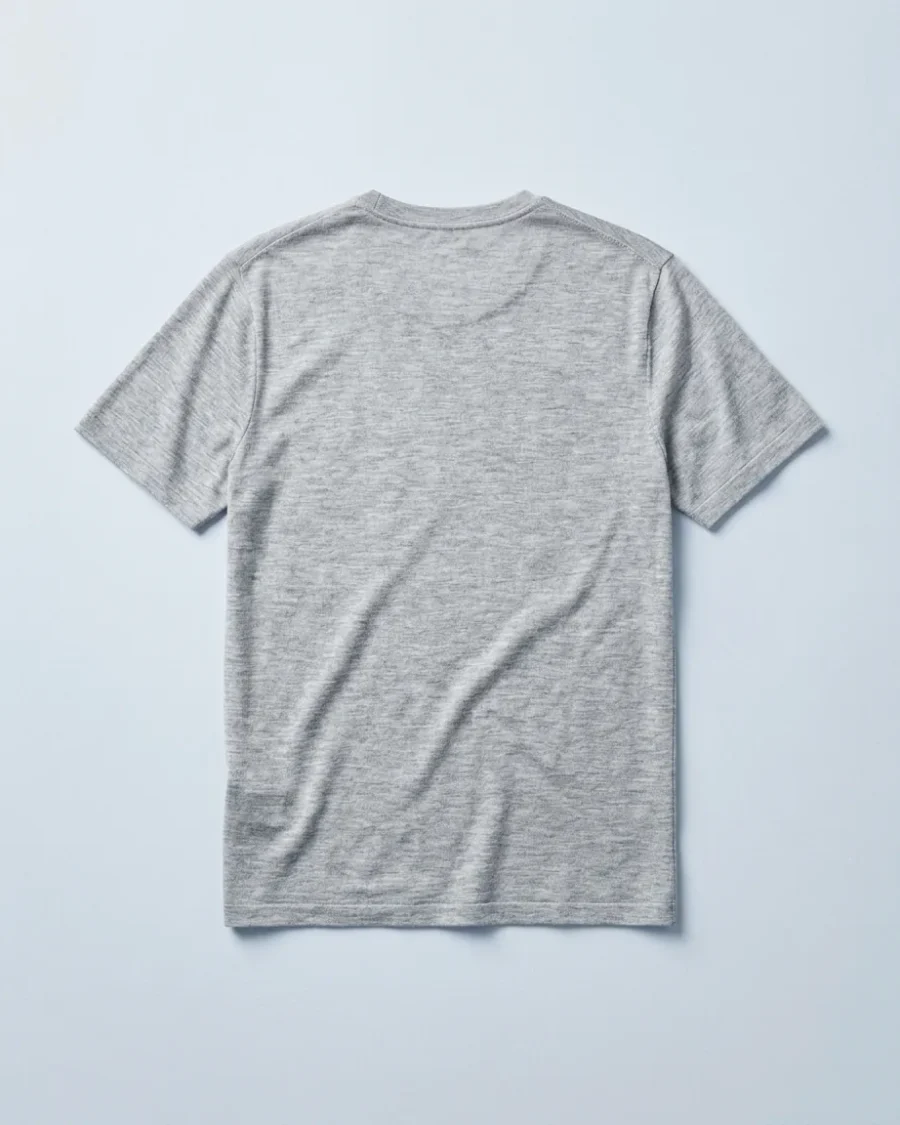 Merino Crew Undershirt, 2-pack, back view