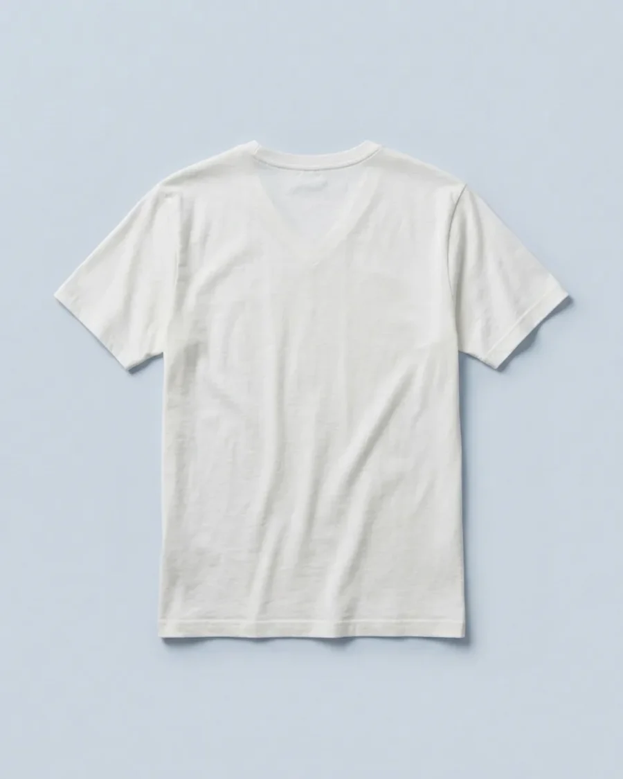 V-Neck Undershirt, 2-pack, back view
